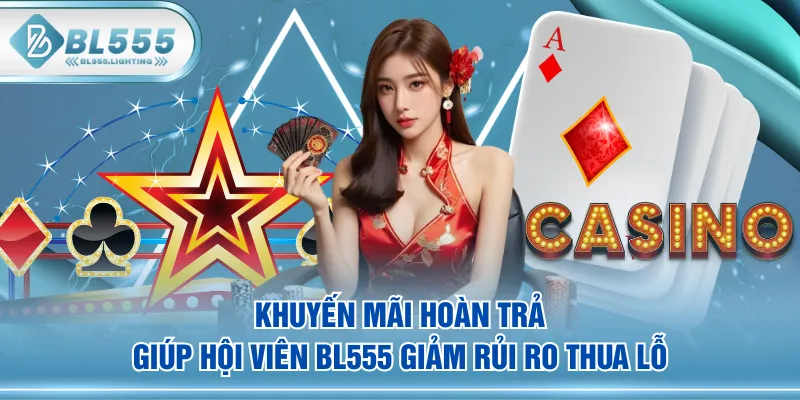 Khuyến mãi hoàn trả giúp hội viên BL555 giảm rủi ro thua lỗ